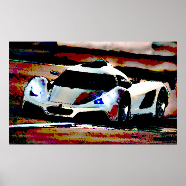 Car Art Poster (Front)