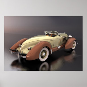 Car Auburn851v34-02Rer Poster