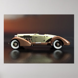 Car Auburn851v34-02Side Poster