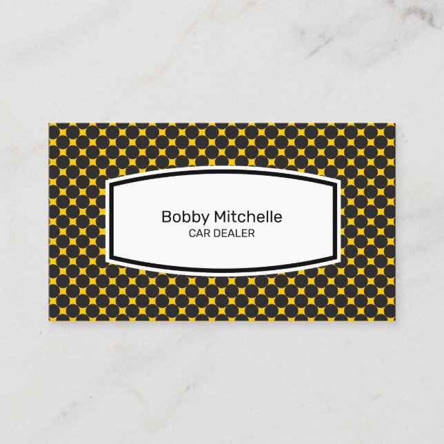 Car Automotive Dealer  Business Card (Front)