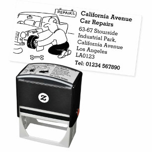 Car Bodyshop Vehicle Repairs Garage Business Self-inking Stamp