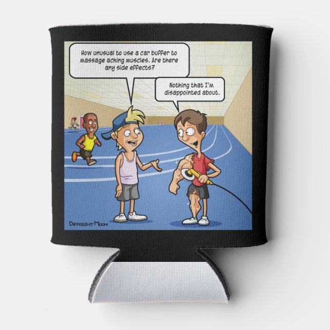 Car Buffer Massage Funny Can Cooler (Front)