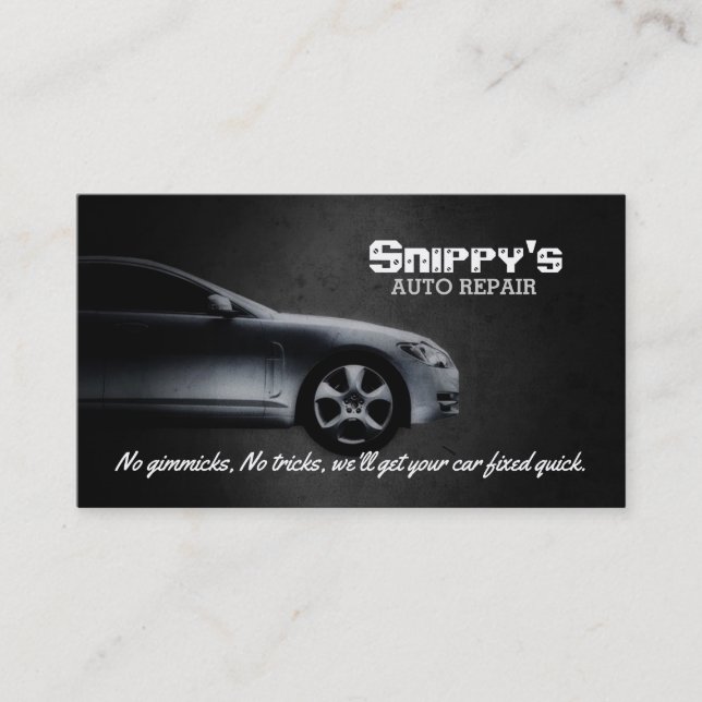 Car Business Cards (Front)