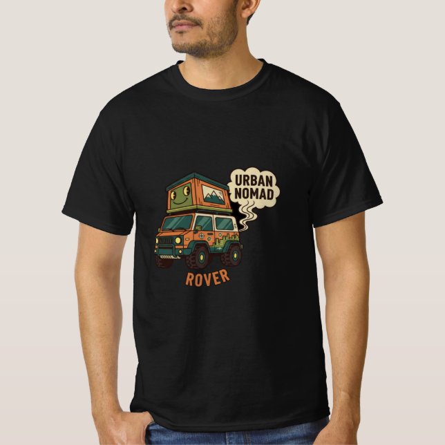 Car Camping Gear for Micro Camper Adventure T-Shirt (Front)