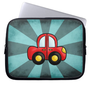 Car cartoon laptop sleeve