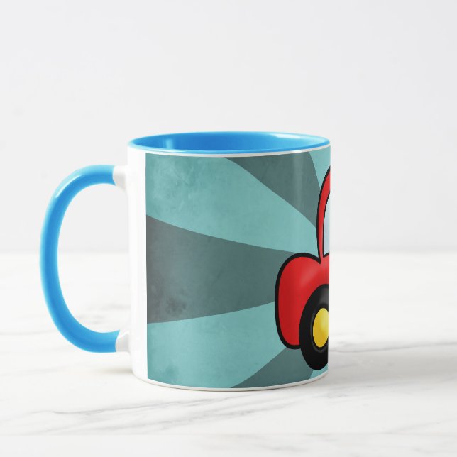 Car cartoon mug (Left)
