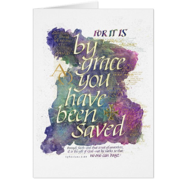 "Car C'Est Par Grâce" (Devant)