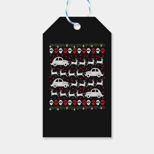 Car Christmas  Gift Tags (Front)