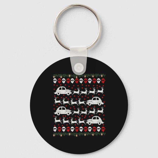 Car Christmas  Keychain (Front)