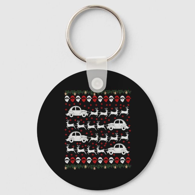 Car Christmas  Keychain (Front)