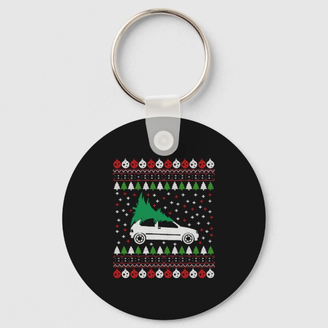 Car Christmas Keychain (Front)