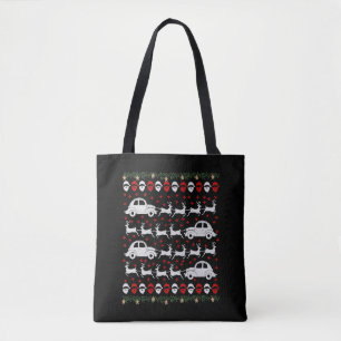 Car Christmas Tote Bag
