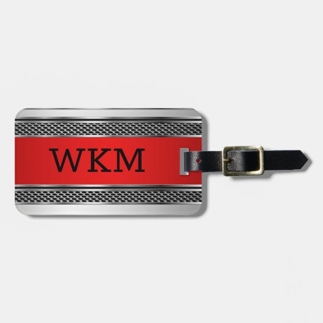 Car ChromeTags Luggage Tag (Front Horizontal)