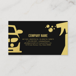 Car Cleaning   Car Wash Business Card