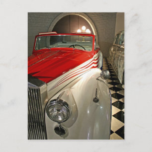 Car collection in The Liberace Foundation and Postcard