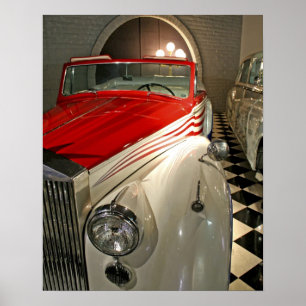 Car collection in The Liberace Foundation and Poster
