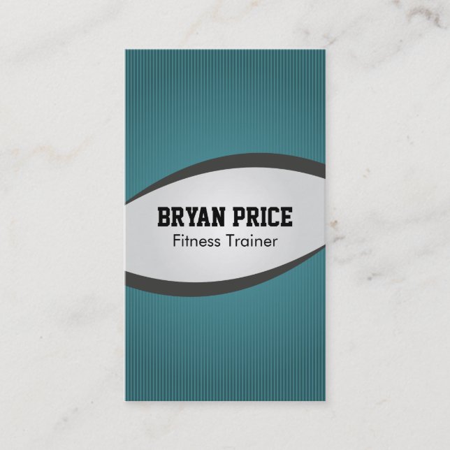 Car de forme physique - cartes de visite (Devant)