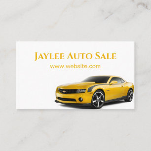 Car Dealer Body Shop Business Card
