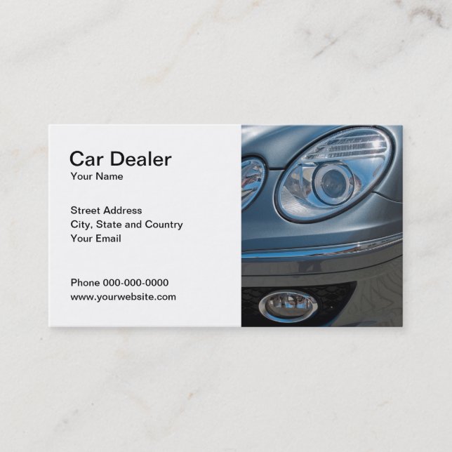 Car Dealer Business Card (Front)