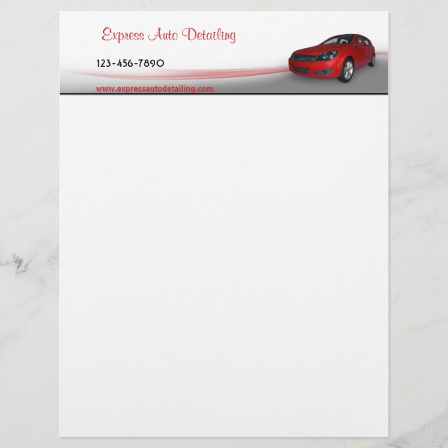 Car Dealer Letterhead (Front)