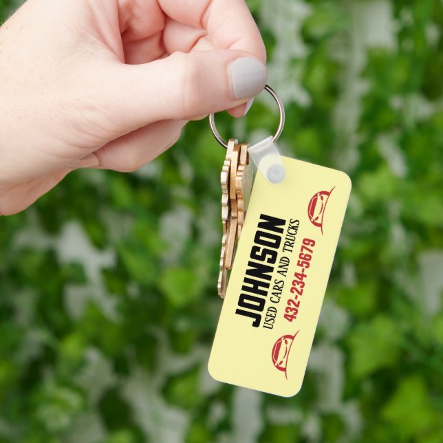 Car Dealer or Used Car Lot Keychain (Hand)