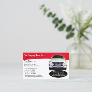 Car Dealership-Auto Sales Associate Business Card