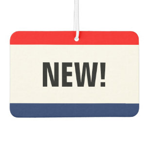Car Dealership Style New Promotion Customizable Air Freshener