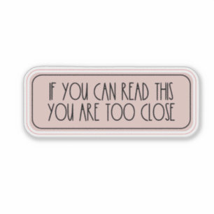Car Decal Bumper Sticker