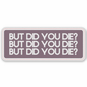 Car Decal Bumper Sticker