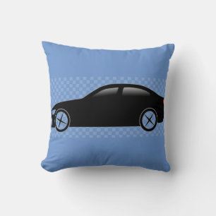 Car design throw pillow