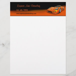 Car Detailer Letterhead