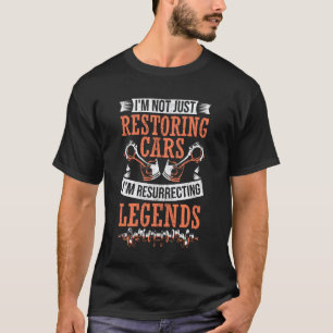 Car Detailing Restorer Auto Mechanic Garage Car Re T-Shirt