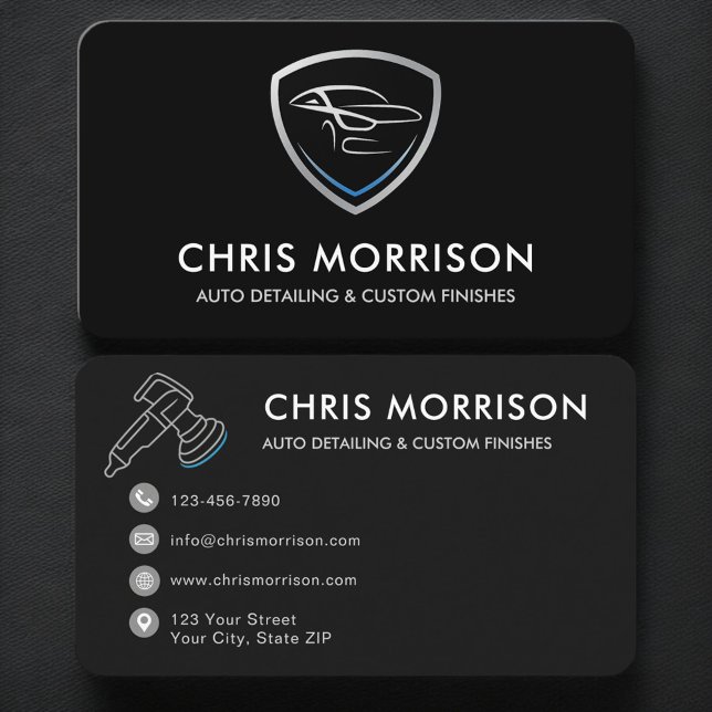 Car Detailing Service Business Card (Creator Uploaded)
