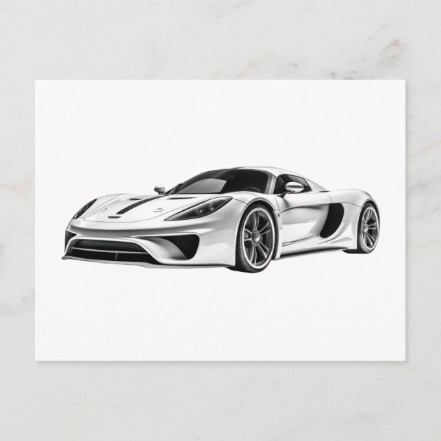  Car drawing II Postcard (Front)