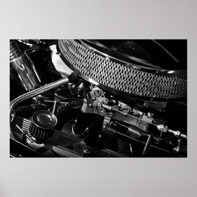 Car Engine Poster/Print Poster (Front)