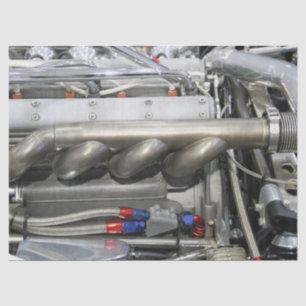 car engine tissue paper