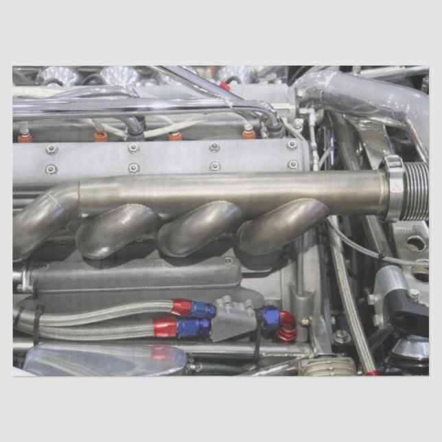car engine tissue paper (Front)