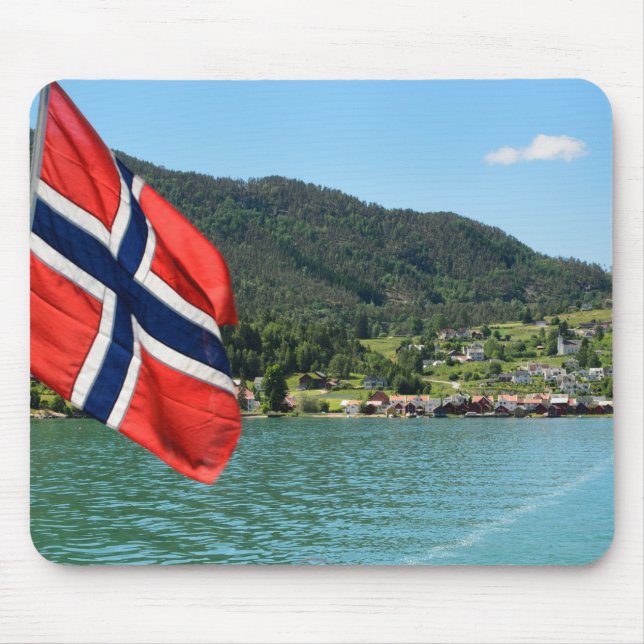 Car ferry in Norway mousepad (Front)