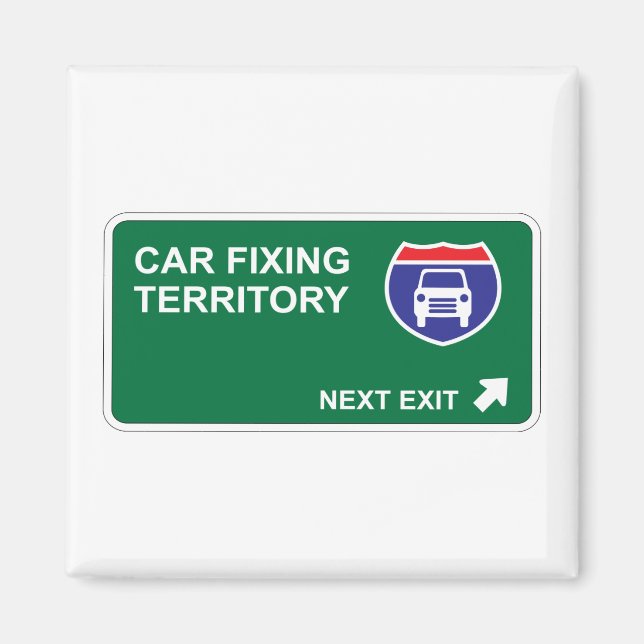 Car Fixing Next Exit Magnet (Front)