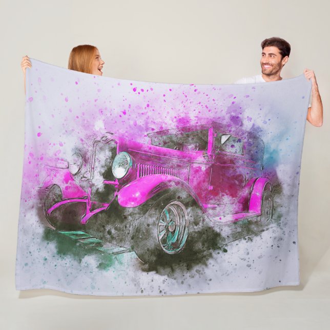 Car Fleece Blanket (In Situ)