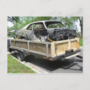 Car Frame Postcard