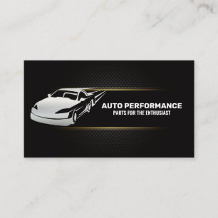 Car in Motion   Carbon Fibre Business Card