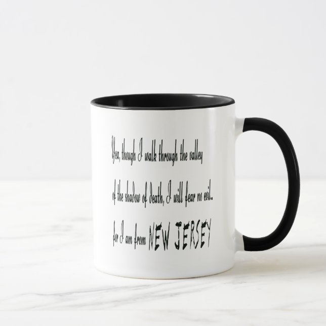 Car Je Suis Du New Jersey Mug I (Droite)