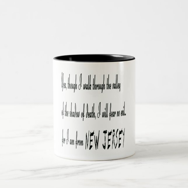 Car Je Suis Du New Jersey Mug II (Centre)