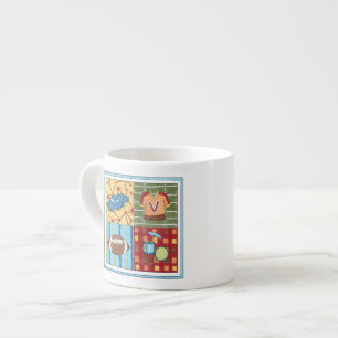 Car, Jersey, Football and Drum Kit Espresso Cup