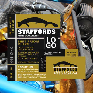 Car Logo, Auto Dealer Business Card