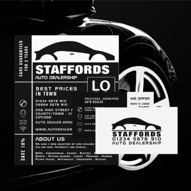 Car Logo, Auto Dealership Advertising Flyer (Creator Uploaded)