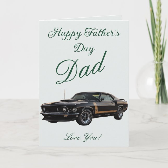 Car Lover Father's Day Card (Front)
