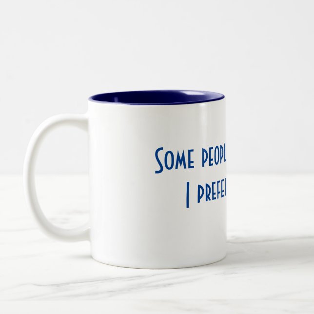 Car lovers mug! Two-Tone coffee mug (Left)