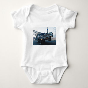 Car Low Rider Vintage Oldschool Automotive Driving Baby Bodysuit
